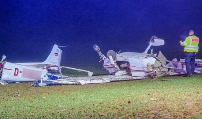 Three killed in plane crash near Germany