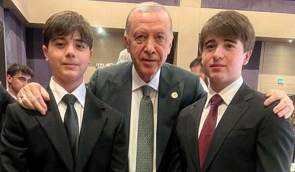 Leyla Aliyeva’s sons meet Erdogan in Antalya -
