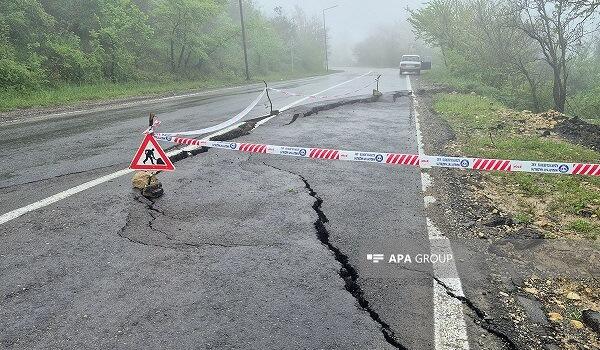 Astarada torpaq sürüşməsi: ərazidəki çayın məcrası dəyişdirilir