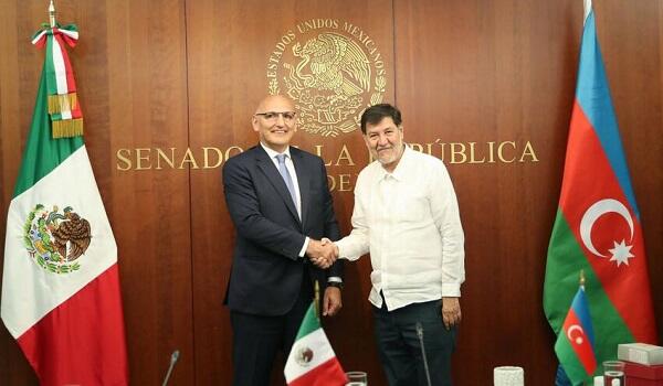 Elçin Əmirbəyov Meksika Senatında - Foto