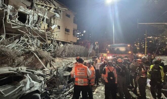 Иран атаковал Тель-Авив: 6 пострадавших - Видео