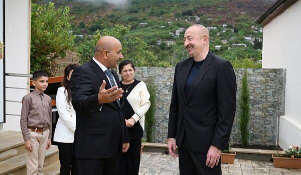 İlham Əliyev Sos kəndində oldu