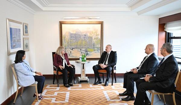 Ilham Aliyev meets the President of Franklin Templeton