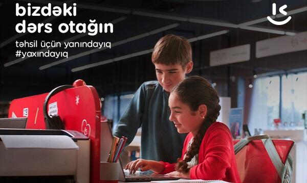 “Kontakt” region məktəbliləri üçün “dərs otaqları” yaratdı - Video