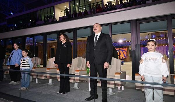 Prezident və xanımı III MDB Oyunlarının açılışında...