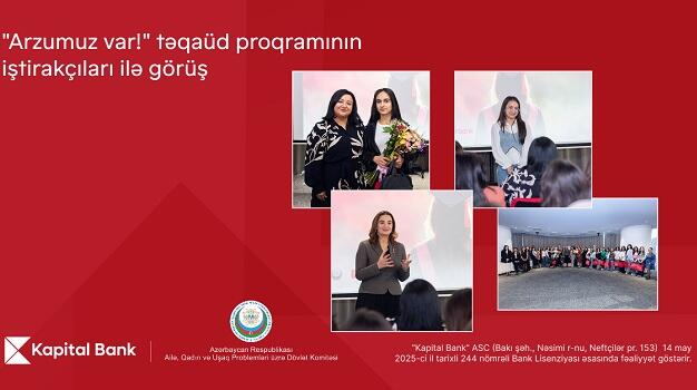 Kapital Bank bu proqramla gənc qızların təhsilinə dəstək göstərir