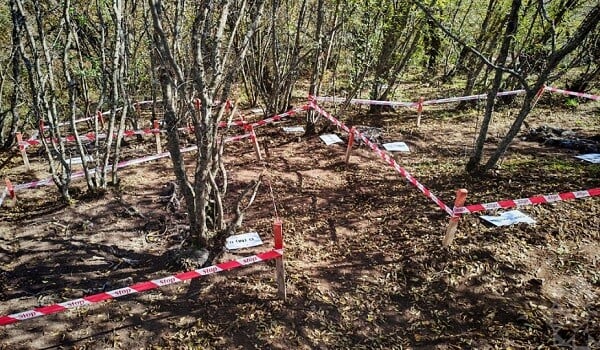 Hərbçilərimizə aid kütləvi məzarlıqdan görüntülər - Foto