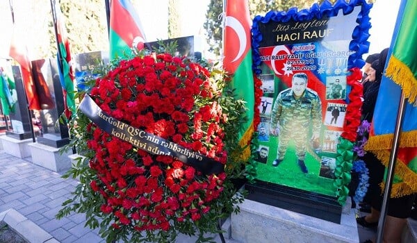 “AzerGold” kollektivi şəhid əməkdaşının xatirəsini yad etdi