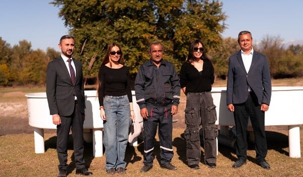 Leyla və Arzu Əliyevalar Axar-Baxar Milli Parkında - Foto