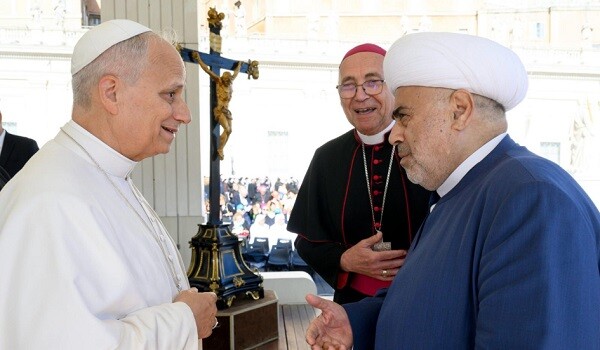 Allahşükür Paşazadə Papa ilə görüşdü - Foto