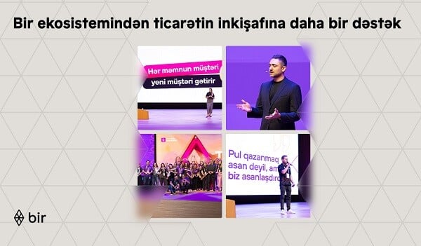 Bir ekosistemindən ticarət sənayesinin inkişafı üçün addım