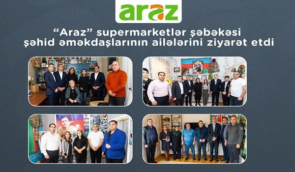 “Araz” şəhid əməkdaşlarının ailələrini ziyarət etdi
