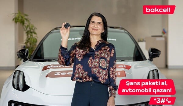 “Bakcell”in lotereyasında 5-ci lüks avtomobil sahibinə təhvil verildi!