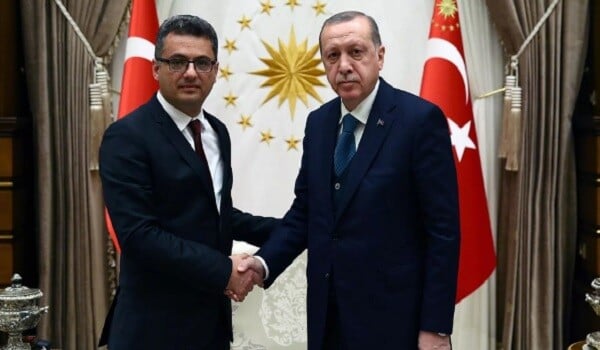 Ərdoğan Şimali Kipr prezidenti ilə görüşdü