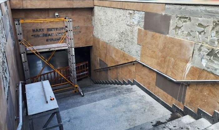 “Nərimanov”un çıxışlarından biri bağlandı - Foto