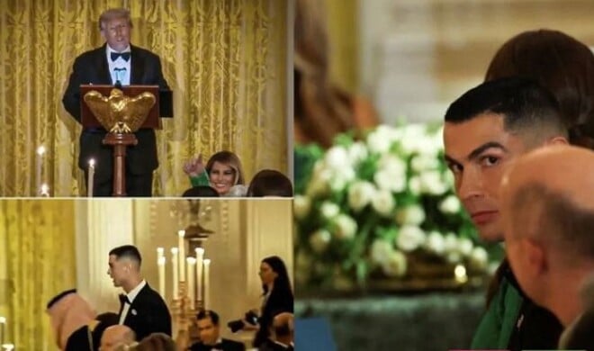 Ronaldo attends White House dinner with Trump -