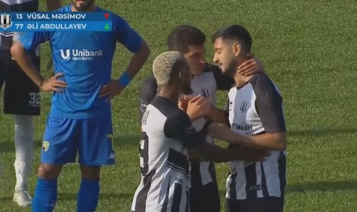 Azərbaycan futbolunda maraqlı hadisə -  Video