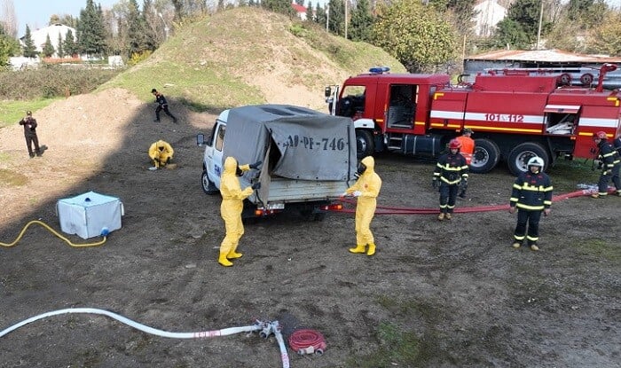FHN Lənkəranda taktiki-xüsusi təlim keçirdi - Video