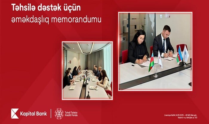"Kapital Bank"la bu fond memorandum imzaladı