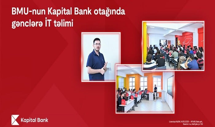 "Kapital Bank"dan BMU tələbələrinə təhsil və fərdi inkişaf dəstəyi