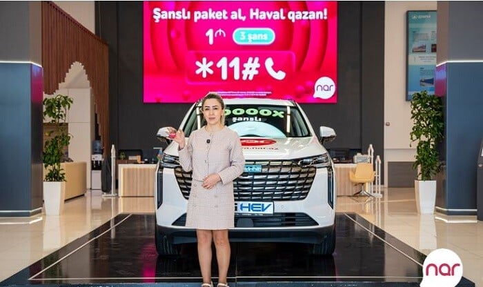 “Nar” daha bir abunəçisinə avtomobil qazandırıb