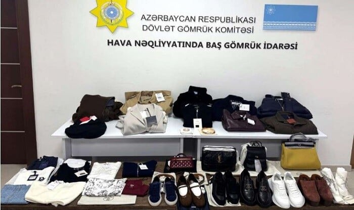 Gömrükdə 276 minlik brend malları müsadirə edildi - Foto