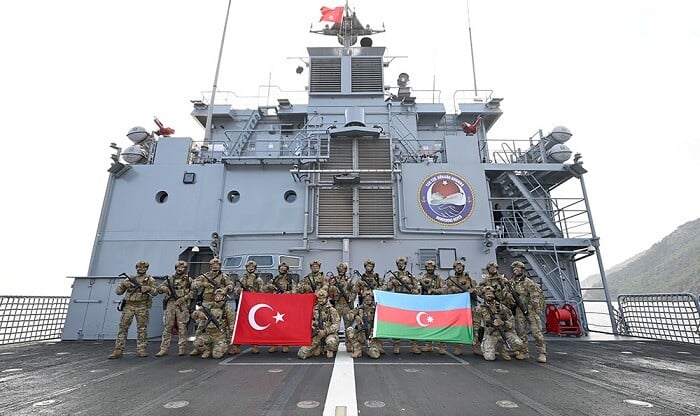 Azərbaycan, ABŞ və Pakistan hərbçilərinin birgə təlimi - Foto