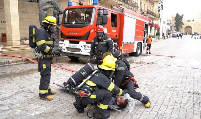 FHN İçərişəhərdə təlim keçirdi - Video