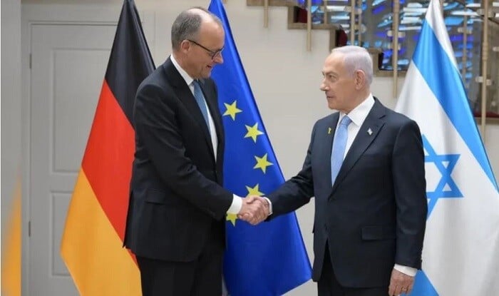 Merz Qüdsdə Netanyahu ilə görüşdü