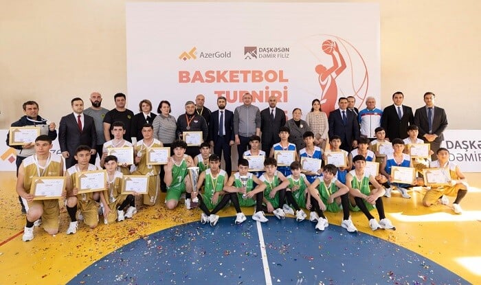 Daşkəsəndə məktəblilər arasında basketbol turniri keçirildi