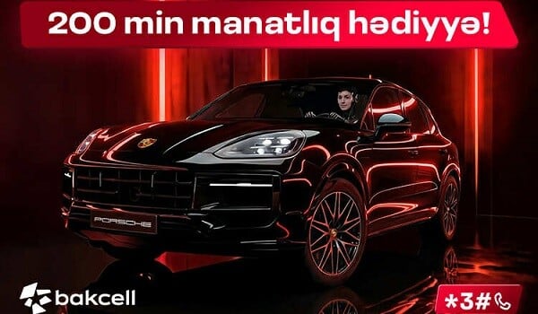 "Bakcell"in lotereyasında 200 minlik hədiyyə!