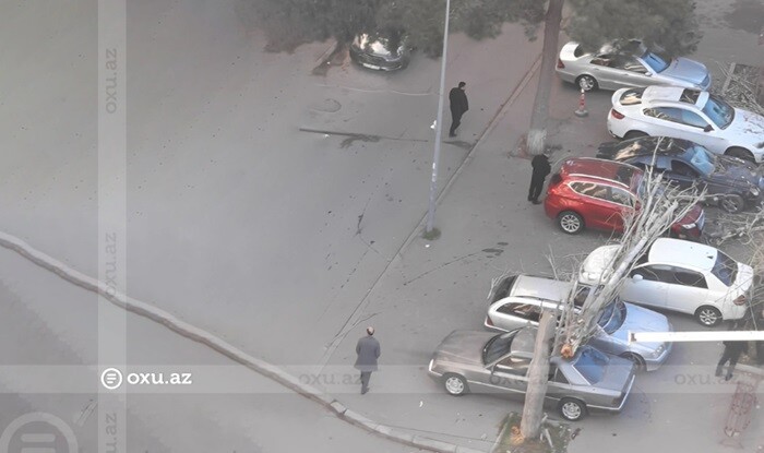 Bakıda ağac aşdı: maşınlara ziyan vurdu - Foto