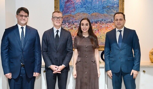 Leyla Əliyeva Robb Butler ilə görüşdü
