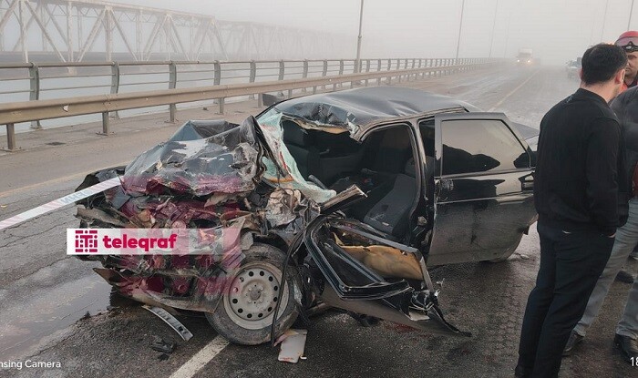 Salyanda ağır qəza: hərbçi faciəvi şəkildə öldü - Foto