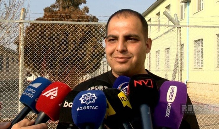 Azadlığa buraxılan Türkiyə vətəndaşı Prezidentə təşəkkür etdi