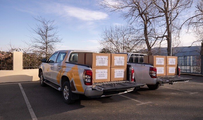 Daşkəsəndə şəhid ailələrinə bayram sovqatları təqdim edildi