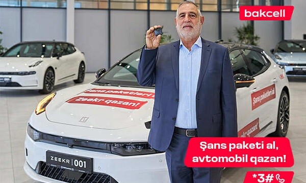 Bakcell lotereyasında 12-ci avtomobil uduldu!