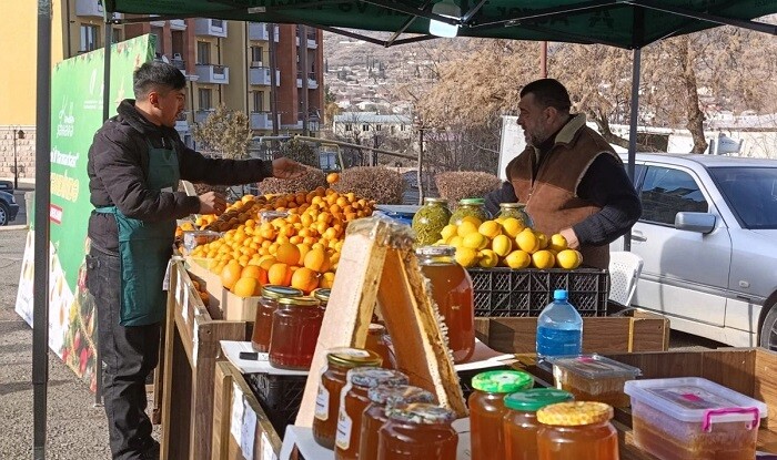 Xankəndidə "Kənddən şəhərə" yarmarkası keçirilir - Foto