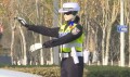 China deploys intelligent robot traffic police