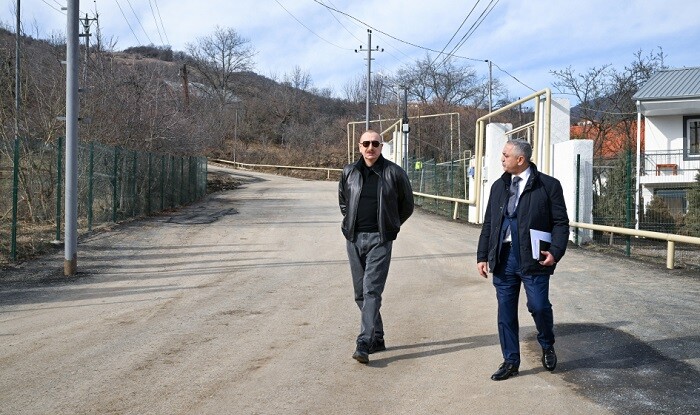 İlham Əliyev Ağdərədə... - Fotolar