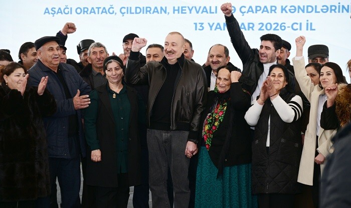 Prezidentdən Ağdərə sakinləri ilə görüşdən paylaşım - Video