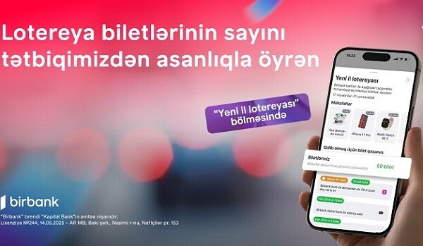 3 000 000-a yaxın Birbanklı mənzil qazanmaq şansına sahibdir