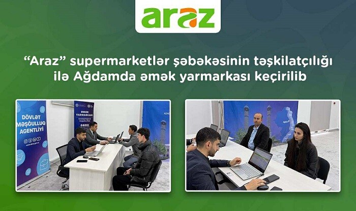 “Araz”ın təşkilatçılığı ilə Ağdamda əmək yarmarkası keçirilib