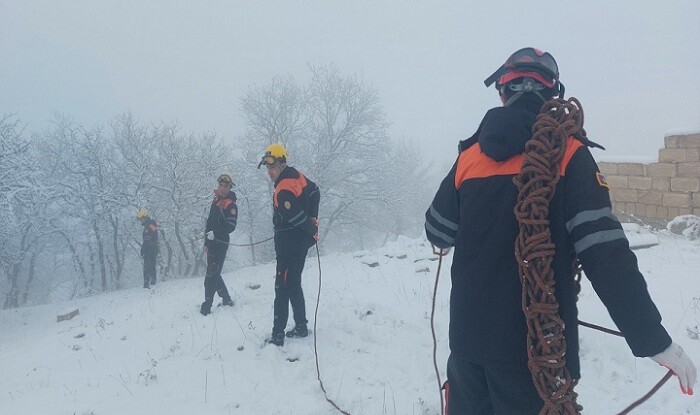 FHN qarlı havada təlim keçdi