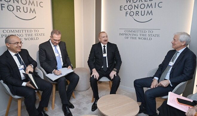 President Ilham Aliyev met with Jamie Dimon -