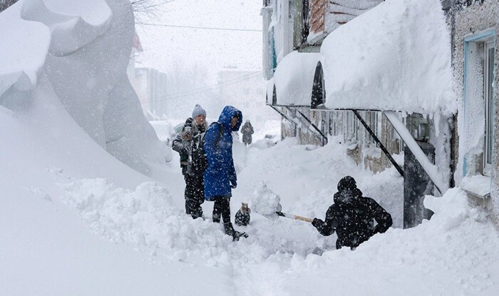 Kamçatka qar altında batır: Putindən yardım istədi