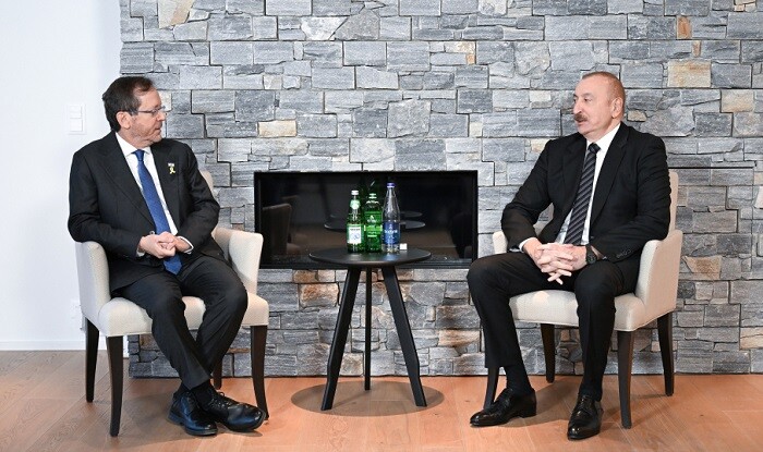 Ильхам Алиев встретился президентом Израиля - Фото