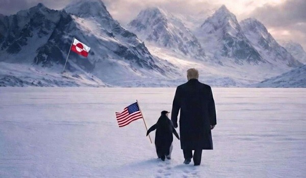 Ağ Ev Qrenlandiyanı Antarktida ilə səhv saldı - Foto