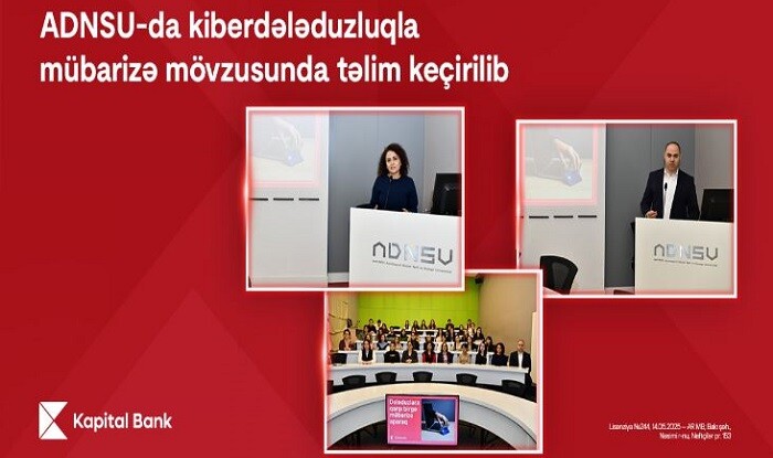 Kapital Bank ADNSU-da təlim keçirdi