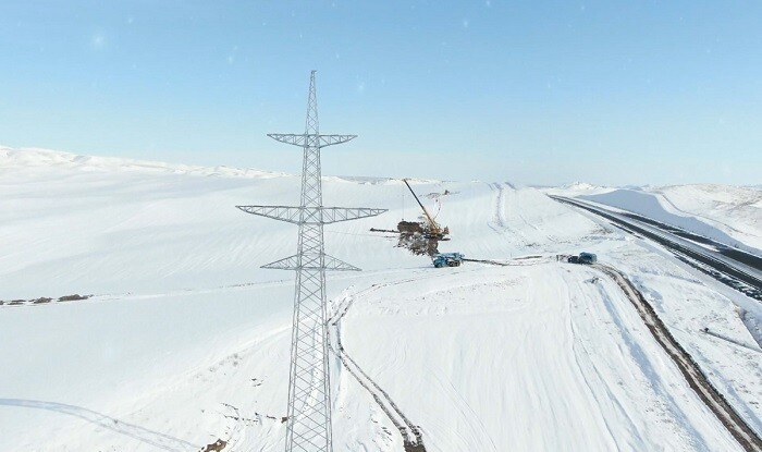 “Zəngəzur” elektrik ötürmə xəttinin çəkilməsinə başlanıldı - Foto